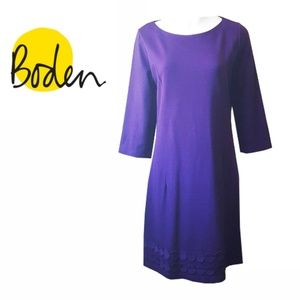 Women's Boden Circle Dress Purple Size 6